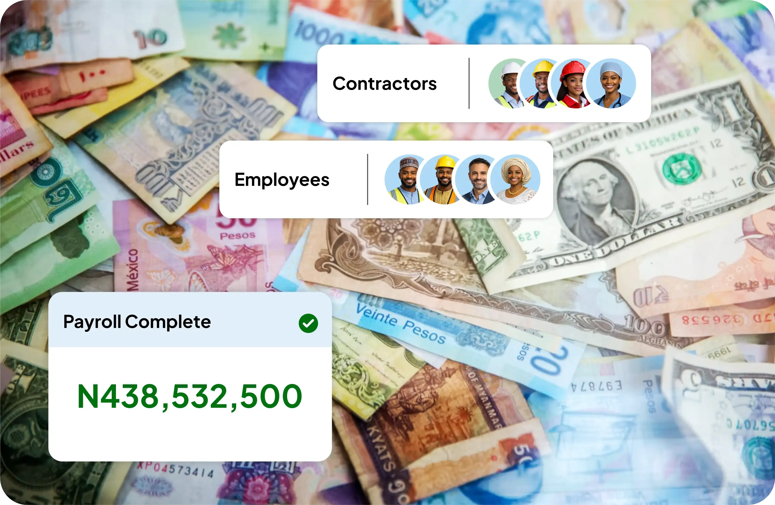 IMKASH Payroll processing interface